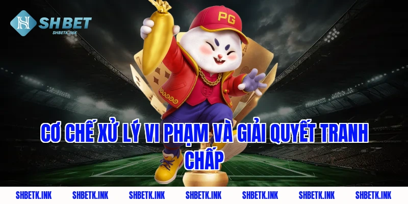 Cơ chế xử lý vi phạm và giải quyết tranh chấp