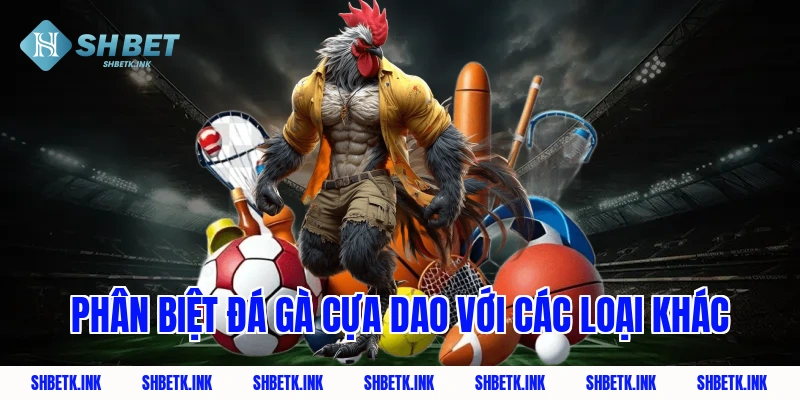 Phân biệt đá gà cựa dao với các loại khác